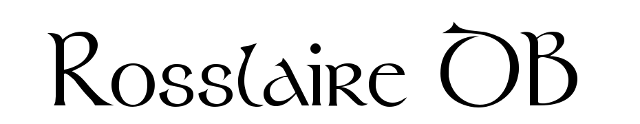 Rosslaire DB Font Download Free